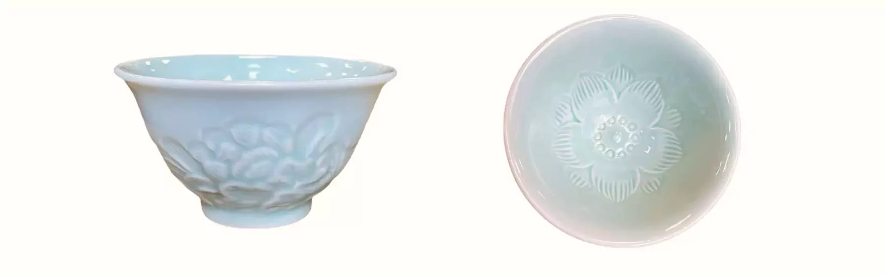 Bát Tràng: l’incroyable art de la céramique vietnamienne dans l’univers du thé 2 Tasse Bát Tràng en forme de fleur de lotus