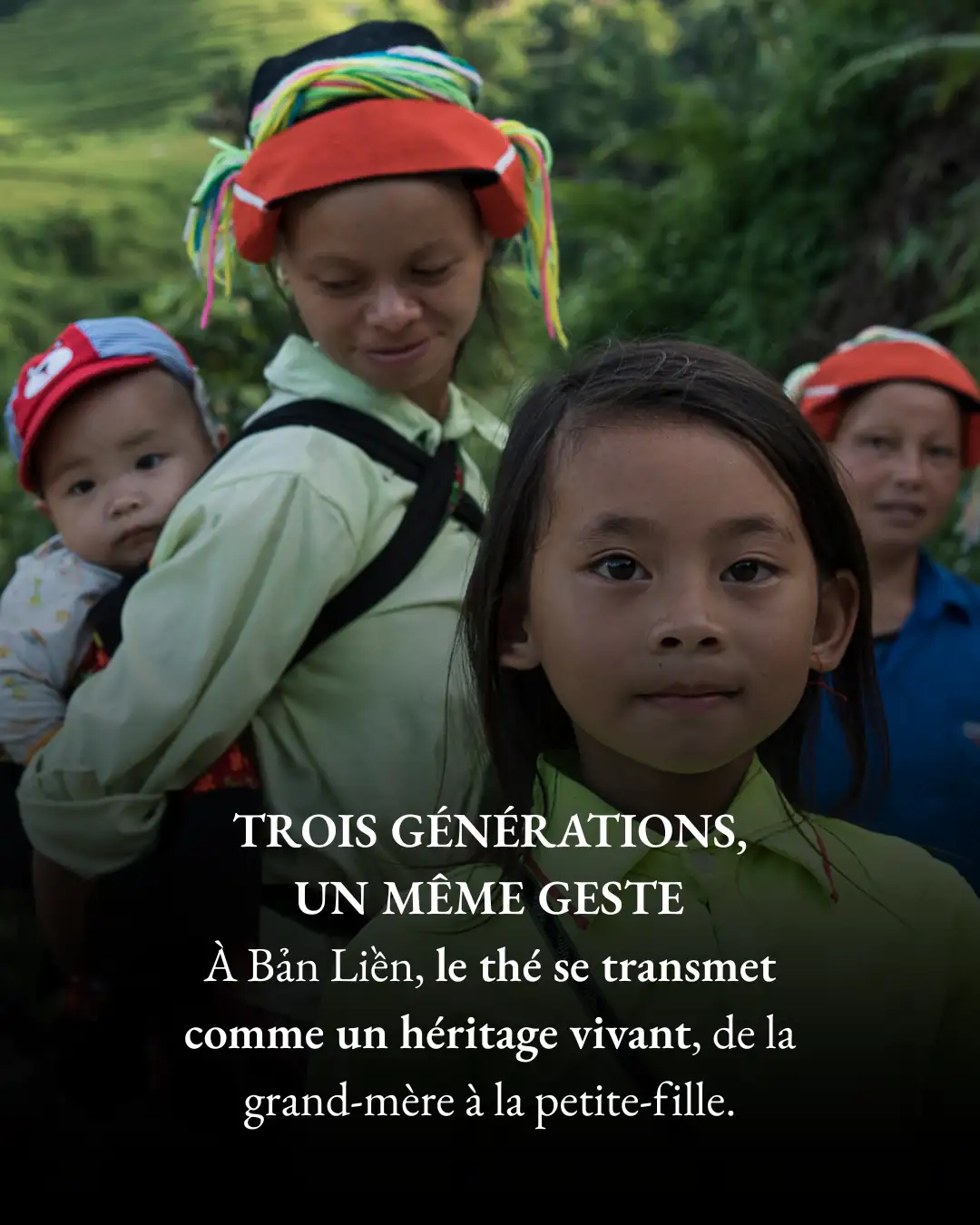 Trois générations un même geste Trois générations un même geste