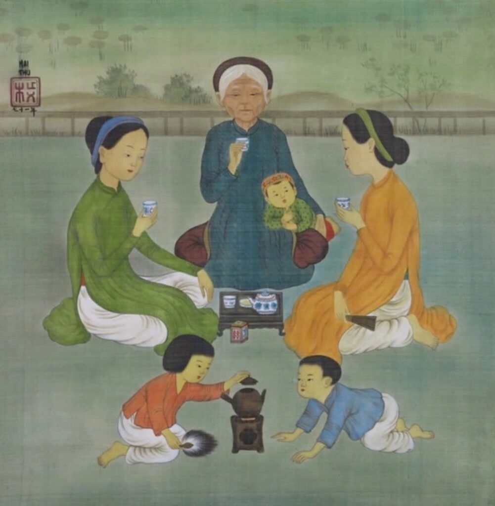 La culture du thé vietnamien.
